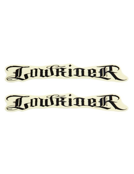 Lowrider Name Sticker MGS Black Ground Transport.